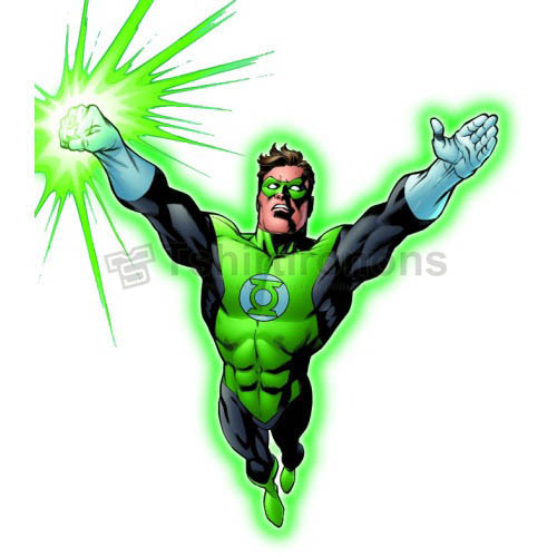 Green Lantern T-shirts Iron On Transfers N4526 - Click Image to Close